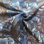 150cm Patterned Sublimation Printed Fabric 115gsm Floral Polyester