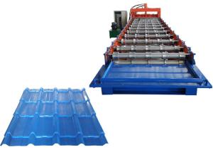 Wholesale Iron Sheet Arc Glazed Tile Roll Forming Machine Leak Frame Load Bearing 4.6T from china suppliers