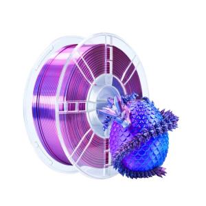 Wholesale PLA Silk Dual Color 3D Printing Filament Blue Purple 1.75mm 1kg PLA 3D Printing Filament from china suppliers