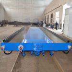 Ac Motor Cable Powered 50 Tons Heavy Duty Material Rail Transfer Trolley