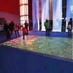 P8 Rgb Led Dance Floor Video , Light Up Floor Tiles Meanwell Power Supply 3