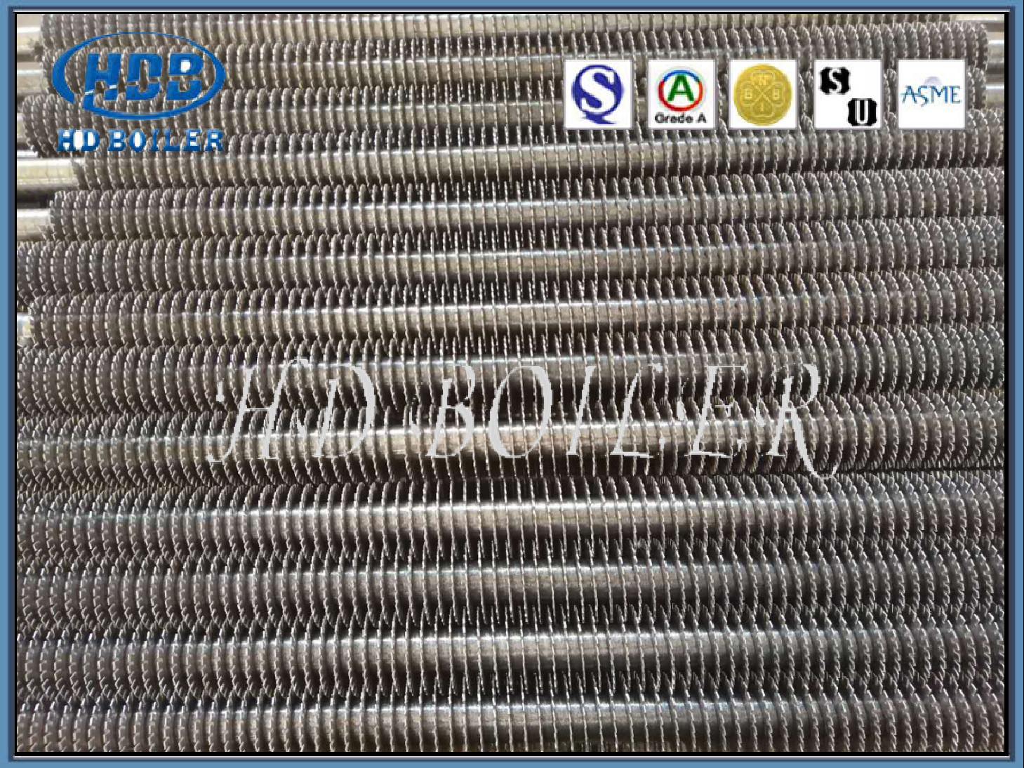 Stainless Steel H Type Fin Tube Sprial Finned Tube For Coil Economizer with best prices