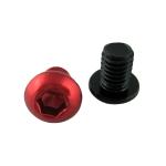 Steel OEM Custom 4-40 Red Black Colored Anodized Screws with ISO9001 2015