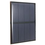 5V 0.5W Epoxy Mini Solar Panels Black Color PET/ETFE Material Mono Solar Cell