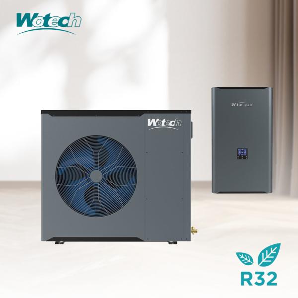 16kw R32 Single Phase Inverter Split Eco Heat Pump For DHW Heating Cooling