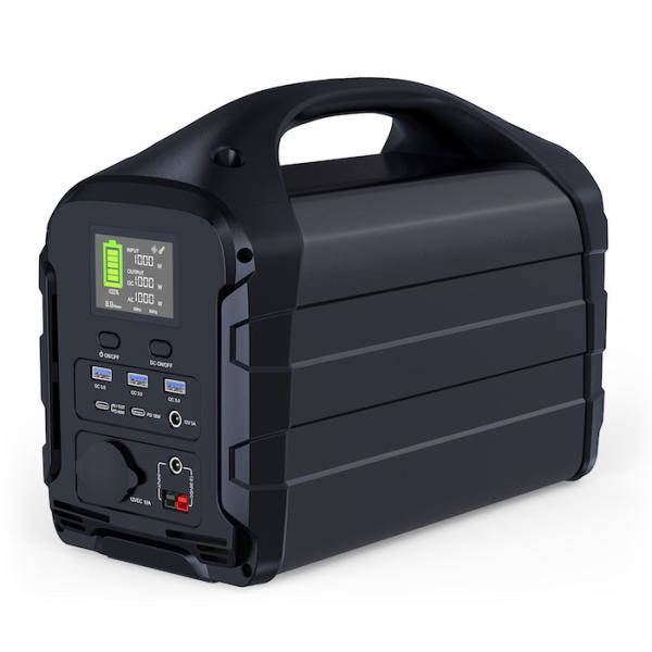 Custom Aluminum Shell Portable Camping Power Station 600W Emergency Energy