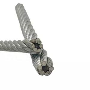 Wholesale Galvanized Finish 8*19s High Carbon Sisal Core Steel Wire Rope for Elevator Design from china suppliers