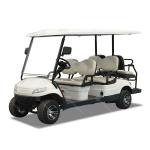 100km 8 Passengers Electric Tourist Car Vehicle With Emergency Braking System