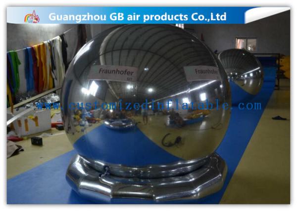 Popular Inflatable Holiday Decorations Air Mirror Ball With Bottom For