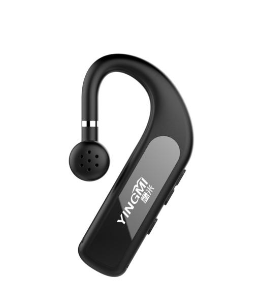black color bone conduction bluetooth tour guide headphone system for travel