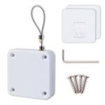 Black White ABS Stainless Steel 800G 1000G Automatic Sensor Door Closer Pull