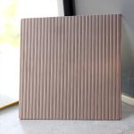 304 stainless steel decorative sheet with concave-convex lines metal sheet