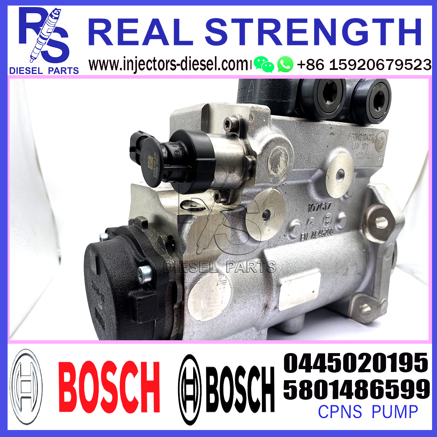 BOSCH DIESEL ENGINE FUEL PUMP 0445020160 0445020195 5801486599 CPNS PUMP