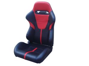 Wholesale High Performance Custom Black And Red Racing Seats , Reclining Racing Seats from china suppliers