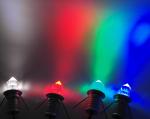Stunning Crystal Color 6 x 1W Starry Downlights Set Recessed Ceiling Spotlights