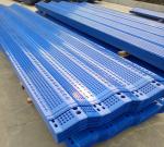Colored Steel Dust Suppression Fence Panels , Dust Control Windbreak Netting