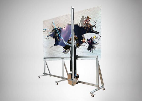 11.6 Inch Pad Automatic Vertical Wall Printer Machine Colorful 3d Wall Painting