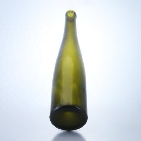 500ml 700ml Flint Glass Bottle in Antique Green Color for Wine or Champagne