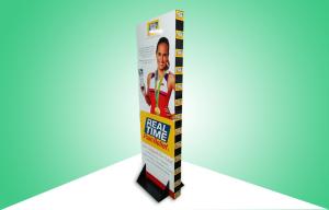 Wholesale Easy Assembly Free Standing Custom Cardboard Displays , Corrugated Floor Display from china suppliers