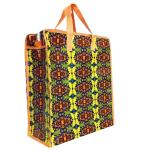 fashion new design pp shopping zip bag package large shopper woven material bag