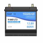 60ah Rated Capacity Lithium Car Battery for Car Starter and Long-lasting Deep