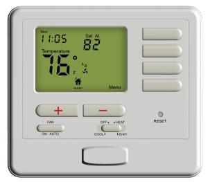 Wholesale 2 Heat 2 Cool 7 Day Programmable Thermostat For Heat Pump With Auxiliary Heat from china suppliers