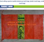 agricultural use PE Plastic Raschel mesh bag for packing vegetables,PP WOVEN