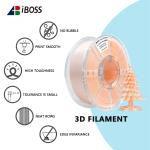iBOSS 3d Printing Filament 1.75mm PLA+ High Strength Gradient Orange White