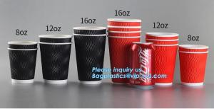 Wholesale double wall paper coffee cup_ custom printed disposable coffee paper cup with lids,Disposable Paper Coffee Cup Custom Pa from china suppliers