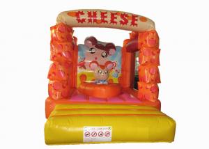 China Lovely Kids Inflatable Bounce House / Mini Size Inflatable Cheese bouncer on sale