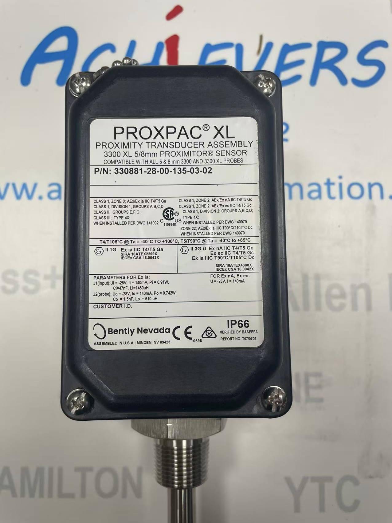Bently Nevada Proximity Transducer 330881-28-00-135-03-02
