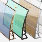 3mm-10mm Thickness Plastic PC PP Material Transparent Roofing Shed