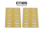 Yellow Easy To Get Ink Permanent Makeup Practice Skin OEM / ODM Available