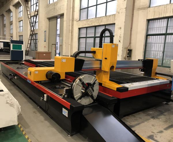 3000w Carbon Steel Laser Cutting Machine 220Mm CNC Tube Punching Machine 120m