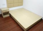 Customized Buget Hotel Contract Furniture Bed Melamine Laminated Board With PVC