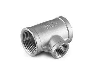 Wholesale Threaded Fittings Reducing Unequal Tee 8'' SCH30 Stainless steel Pipe Fittings Forged FIttings from china suppliers