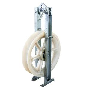 Wholesale Single Wheel Conductor Stringing Blocks Hook Plate Nylon Sheave Material from china suppliers