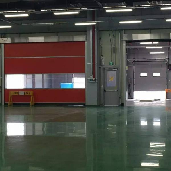 Curtain Rapid Roller Door PVC Coated Polyester Lightness Flexibility And