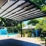 Customizable Pvc Pergola Retractable Roof Shade Rain Protection For Private