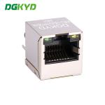 KRJ-184GYPOENL 180 Degree Top Entry RJ45 Lan Jack With PoE, Single Port Ethernet
