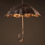 Retro creative umbrella lamp wind industrial loft do the old wrought iron