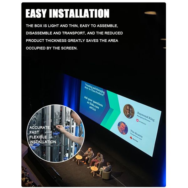 32x20ft Indoor P3.91 LED Video Display Wall 500x1000 LED Screen Panel for Event