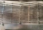 Silver SUS304 Stainless Steel Balustrade Mesh Easily Assembled Anti Corrosive
