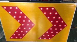 Wholesale RoHS Energy Saving IP65 Yellow Chevron Sign , Double Chevron Sign from china suppliers