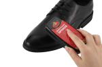 Men Black Shoe Shine Sponge Instant Shoe Polish Portable Plastic Can