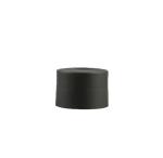 24MM 20MM Black Disc Top Cap 24/410 Double Wall Wide Frosted Cream Plastic