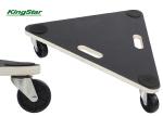 200kg Triangular Plywood Moving Dolly , Furniture Rolling Platform Dolly Mover