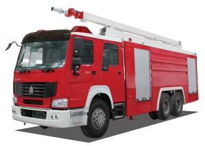 Wholesale 20m Two-Fold Telescopic Boom Water Tower Fire Truck with Remote Control Monitor from china suppliers