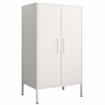 Bedroom two Metal Doors home Half Height Storage Locker With Foot