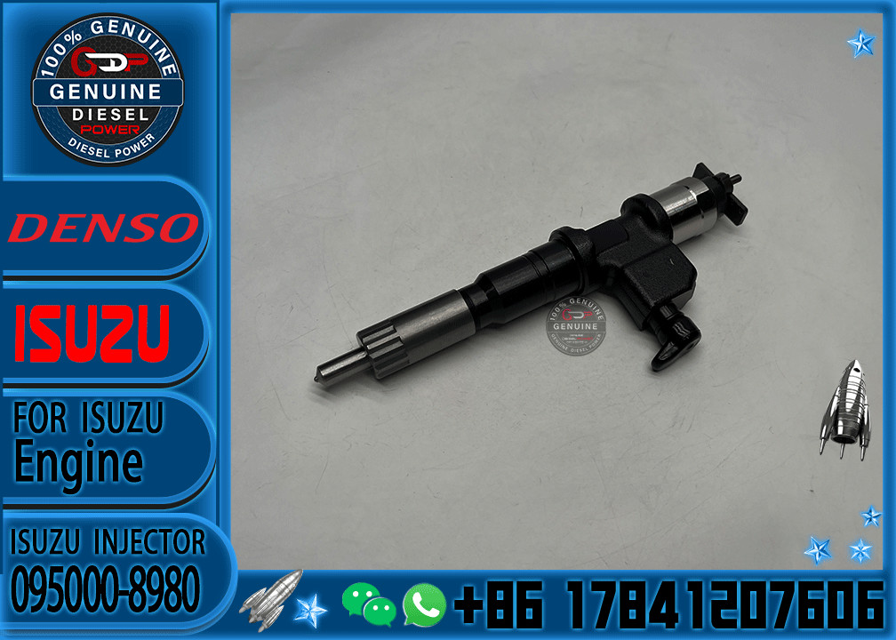 High Performance Diesel Injector 095000-8980 Common Rail Fuel Injetor 8-98167556-2 For ISUZU 6WG1